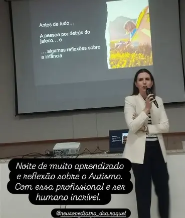 Depoimento sobre a palestra da Dra. Raquel