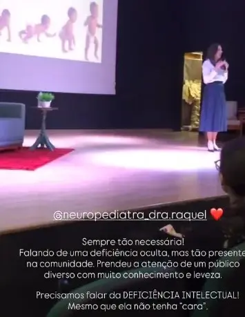 Depoimento sobre a palestra da Dra. Raquel